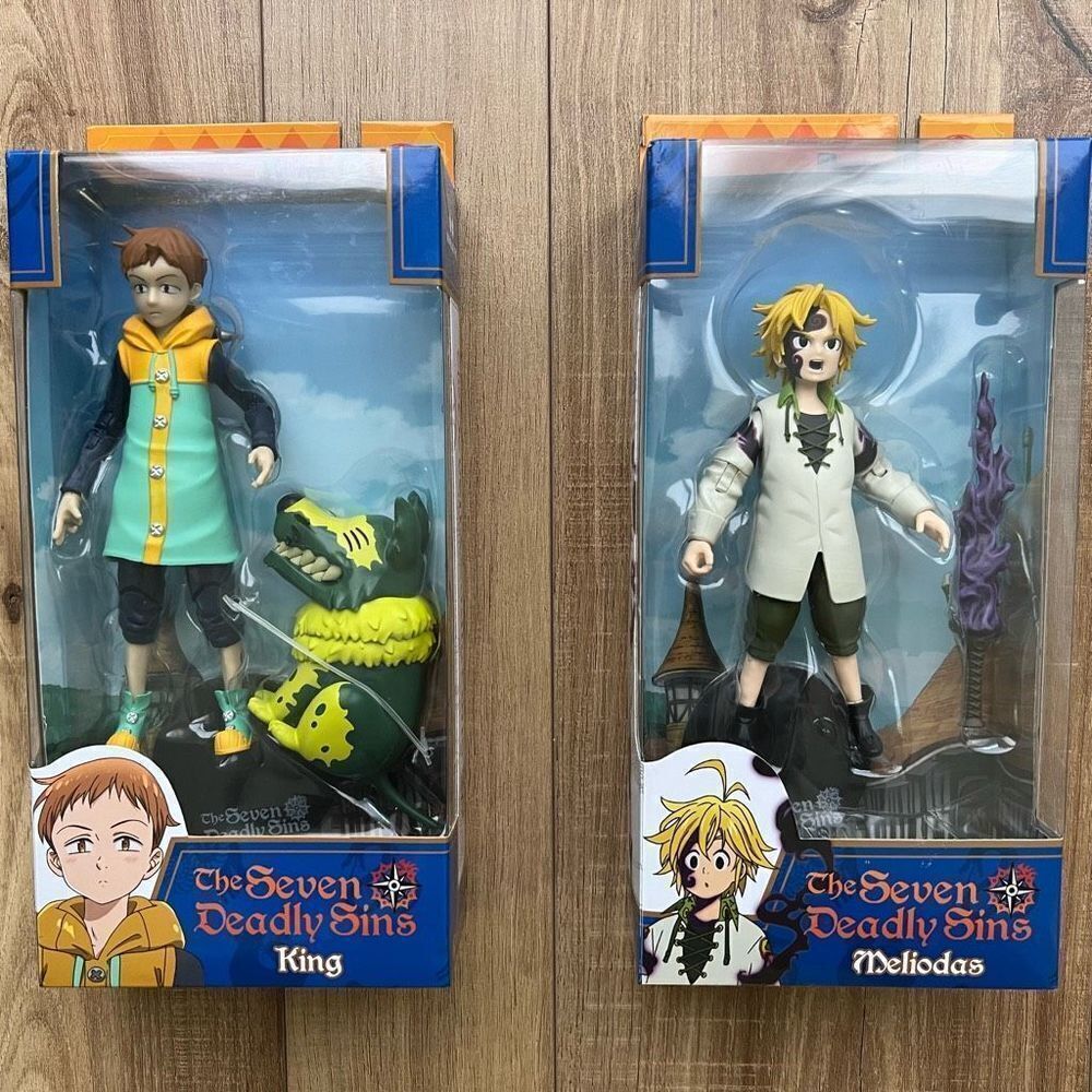Mcfarlane The Seven Deadly Sins King & Meliodas figures